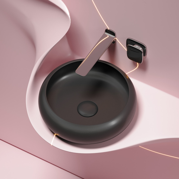 Раковина накладная (60х38) Ceramica Nova ELEMENT CN6050MB