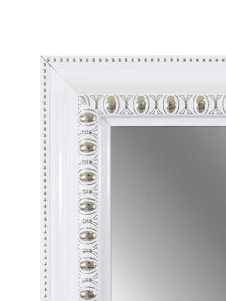 Зеркало (58x71) Continent Медальон белый Б151