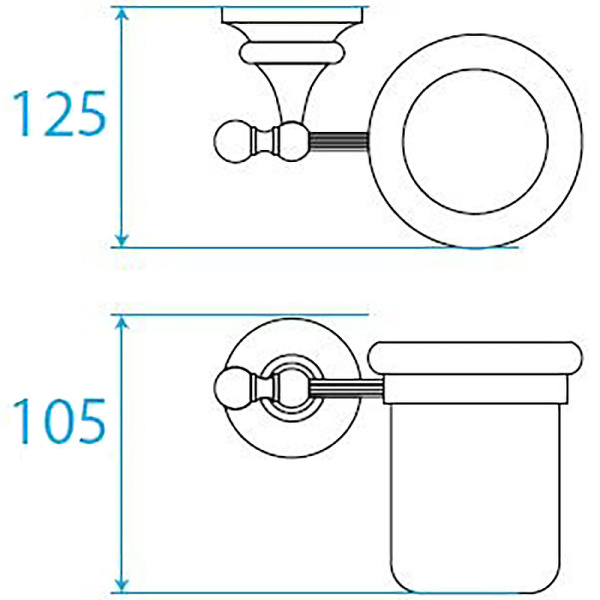 Стакан Cezares Olimp OLIMP-TUM-02-Sw Стакан Cezares Olimp OLIMP-TUM-02-Sw