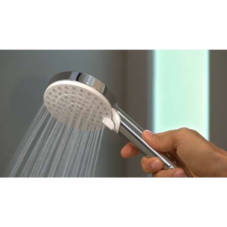 Ручной душ Hansgrohe Crometta 1jet Green 26334400 белый/хром