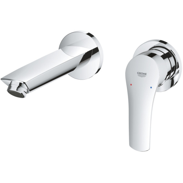 Смеситель для раковины на два отверстие Grohe Eurosmart New 29338 003 (29338003) хром