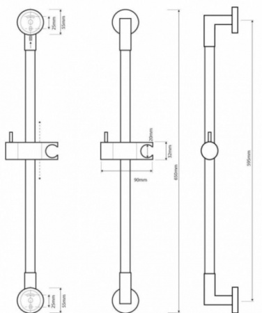 Душевая штанга Bemeta Shower Equipment 104114112