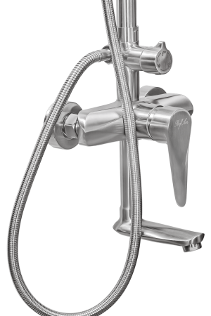 Душевая система с изливом ПСМ-Профсан Steel PSM-300-8