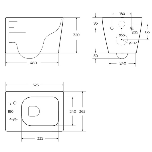 Унитаз подвесной BelBagno Luce-Tor BB076CH-TOR/SC