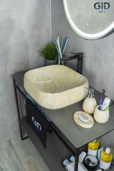 Раковина накладная (45х40) Gid Mnc188