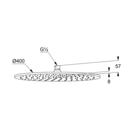 Верхний душ Kludi A-QA 6434087-00