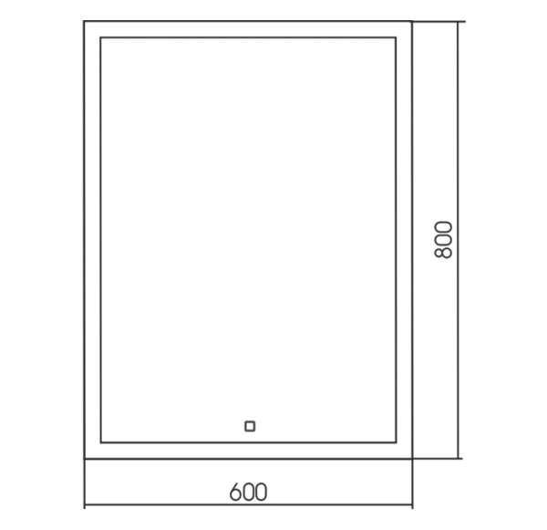 Зеркало (80х60) Silver Mirrors Гуверт ФР-1540