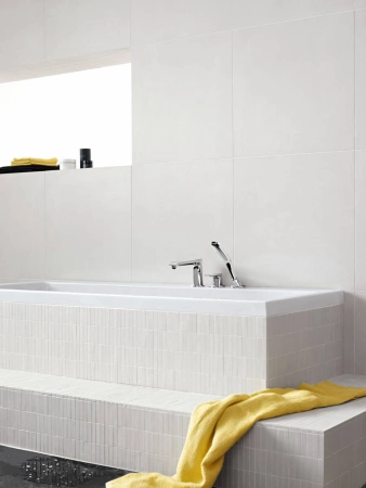 Смеситель на борт ванны на 3 отверстия Hansgrohe Metris 31190000 хром