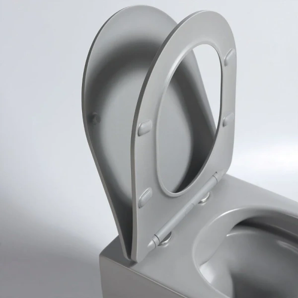 Унитаз подвесной Vincea Evo VT1-34SMG безободковый, серый