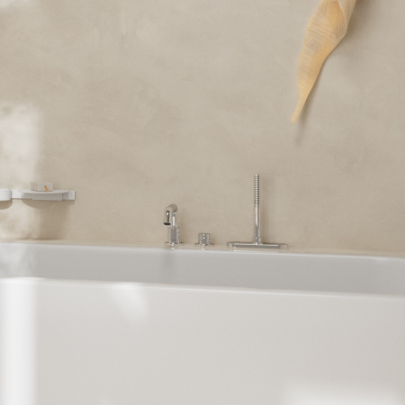 Смеситель на борт ванны 3 отвесртия Hansgrohe Tecturis S 73447000 хром