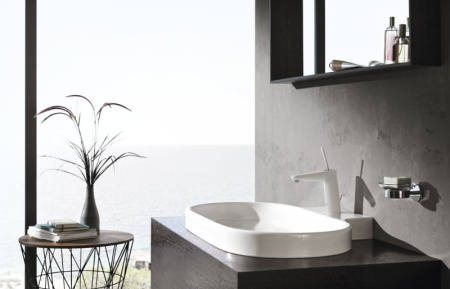 Смеситель для раковины Grohe Eurodisc Joystick 23427 LS0 (23427LS0) белая луна