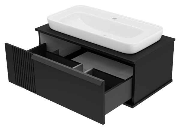 Тумба под раковину Brevita Savoy 90 SAV-09090-0301Я без раковины