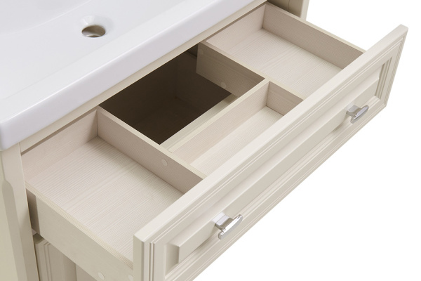 Тумба под раковину ASB-Woodline   Кастелло 80 12061 (бежевый)