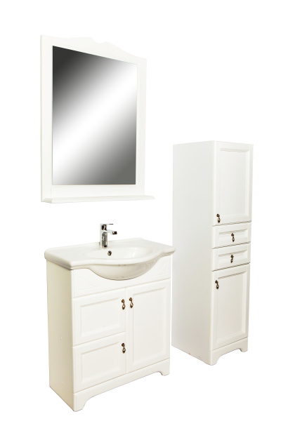 Зеркало Orange Классик F7-75ZE3, 75 см, молочный белый