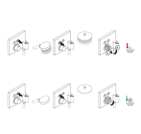 Термостат для душа Hansgrohe ShowerSelect 15765000