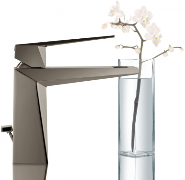 Смеситель однорычажный для раковины Grohe Allure Brilliant 23029 AL0 (23029AL0) темный графит матовый