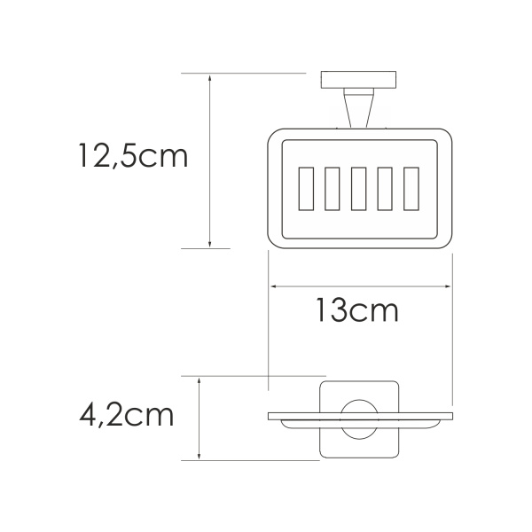 Мыльница решетка WasserKRAFT Rhin K-8769