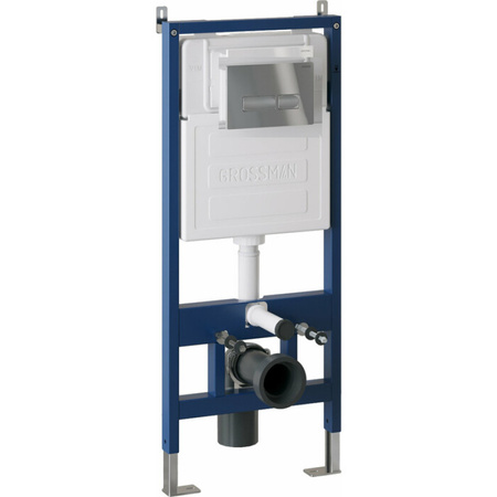 Инсталляция для подвесного унитаза 4 в 1 Grossman  Pragma 97.03.100 хром глянцевый