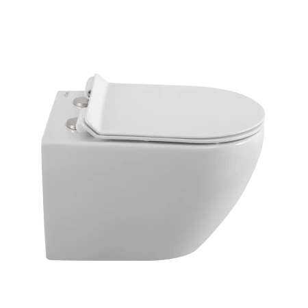 Унитаз подвесной безободковый CEZARES STYLUS CZR-513-TH-R/CZR-076-SC микролифт