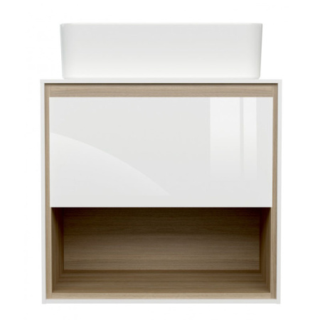 Тумба Cersanit LOUNA 60 со столешницей SP-SZ-LOU60-BL/Wh