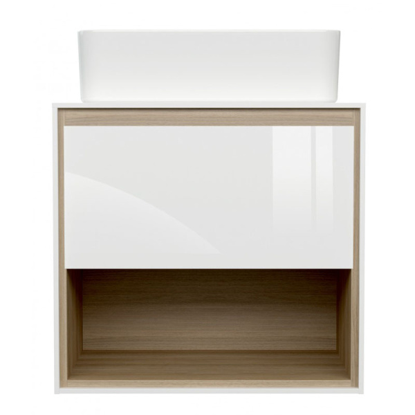 Тумба Cersanit LOUNA 60 со столешницей SP-SZ-LOU60-BL/Wh