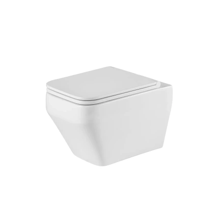 Унитаз подвесной безободковый Grossman  GR-4410SQ с сиденьем микролифт