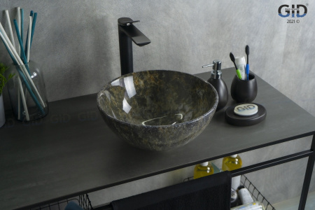 Раковина накладная (32х32) Gid Mnc486