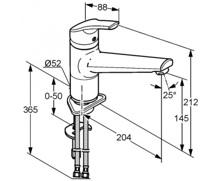 Смеситель для кухни KLUDI OBJEKTA-MIX 338830575