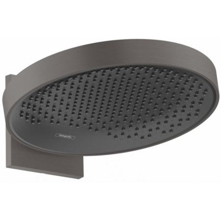 Верхний душ с кронштейном Hansgrohe Rainfinity 360 1jet 26230340 шлифованный черный хром