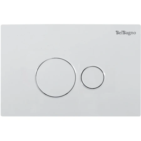 Кнопка смыва BelBagno BB082BL белый глянец