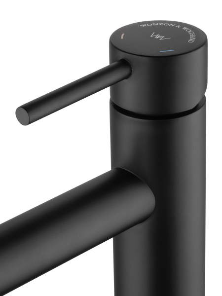 Смеситель для раковины WONZON & WOGHAND, черный матовый WW-H1063-MB