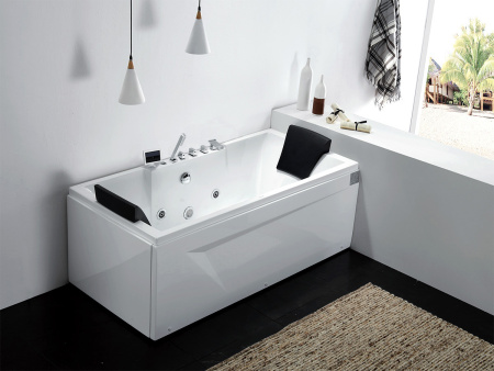 Акриловая ванна (175х85) Gemy G9065 K R с гидромассажем, правая