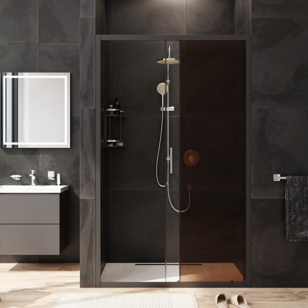 Душевая дверь (120х195) Am.Pm Gem Solo W90G-120-1-195BBr