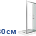 Раздвижные душевые двери 80 см Раздвижные душевые двери 80 см