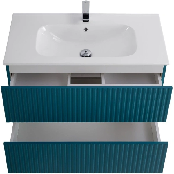 База под раковину Art&Max Torino AM-TORINO-800-2C-SO-AQ-P Аквамарин