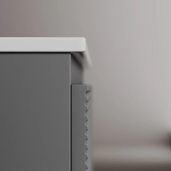 Тумба без раковины подвесная 100 см Sancos Folk FL100GS темно-серый матовый