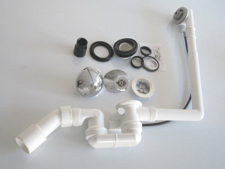 Слив-перелив для ванны удленненый Viega 138561