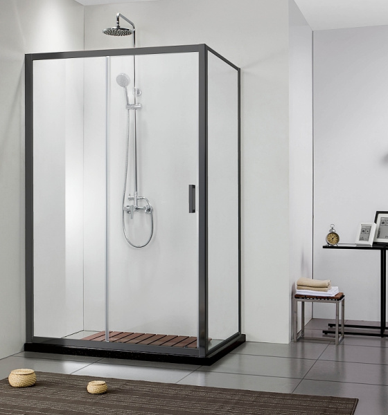 Душевая дверь Aquatek 100 AQ ARI RA 10020BL