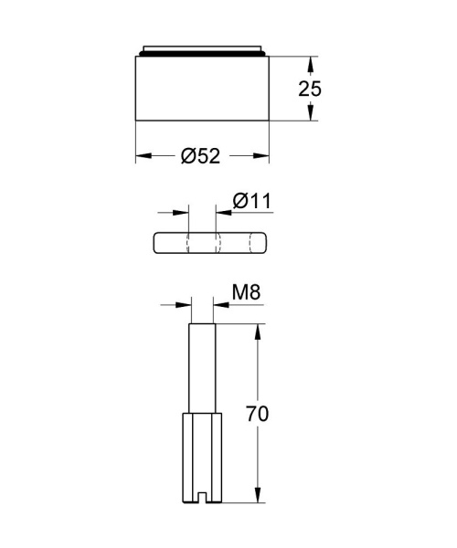 Вставка-цоколь Grohe 36210 000 (36210000)