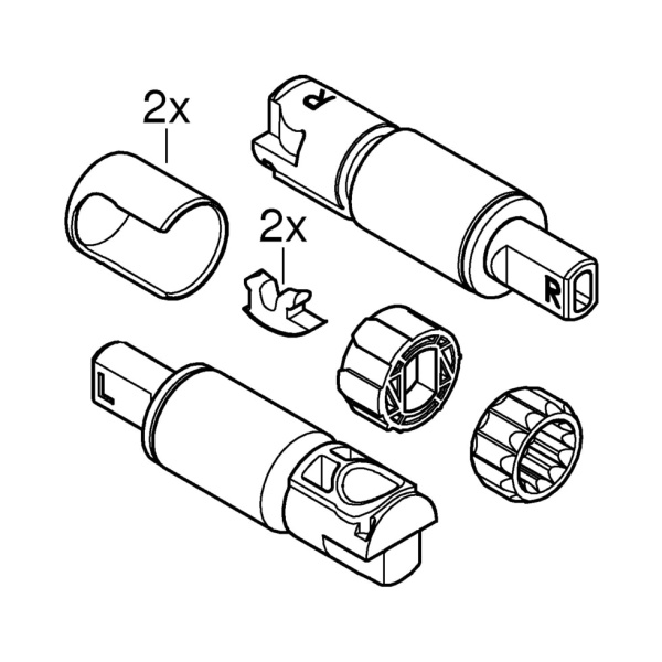 Амортизатор для сиденья унитаза GROHE Cube Ceramic SoftClose 49535000