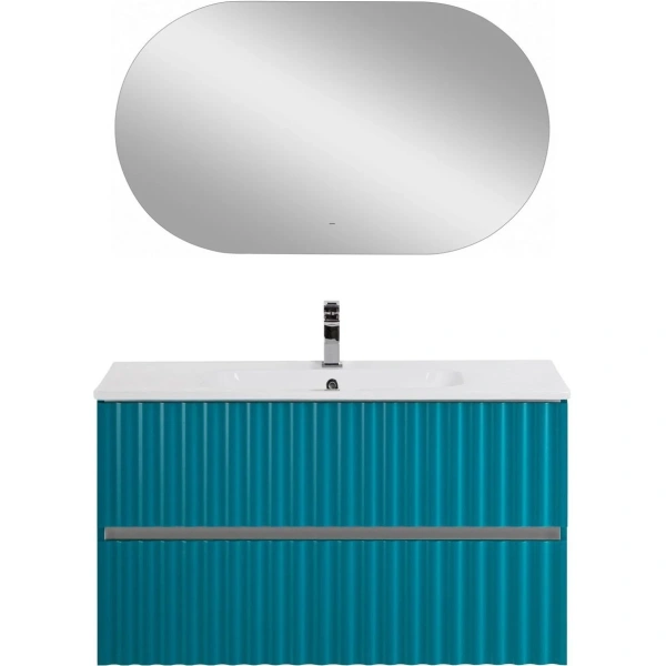 База под раковину Art&Max Еlegant AM-ELEGANT-1000-2C-SO-TM-LED Бирюзовый матовый