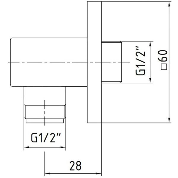 Шланговое подсоединение E.C.A. Elea 102126388C1EX
