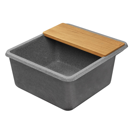 Кухонная мойка Aquaton Беллис 57 1A724932BS230 серый