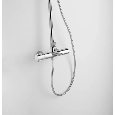 Душевая система с изливом Arrow AMG13SH857 хром