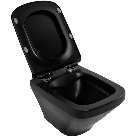 Комплект унитаза с инсталляцией BelBagno BB3201CHR-MB/BB3201SC-MB/BB002-80/BB007-PR-NERO.M
