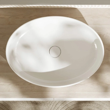 Раковина накладная (55x40) Hansgrohe Xuniva D 60165450 белый