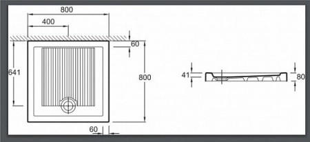 Душевой поддон Jacob Delafon Kyreo EN103-00