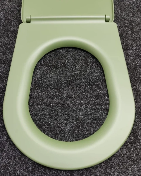 Крышка-сиденье для унитаза Kerasan Nolita 539111 Slim микролифт, зеленый матовый