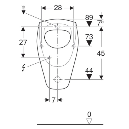 Писсуар Geberit Renova 235300000