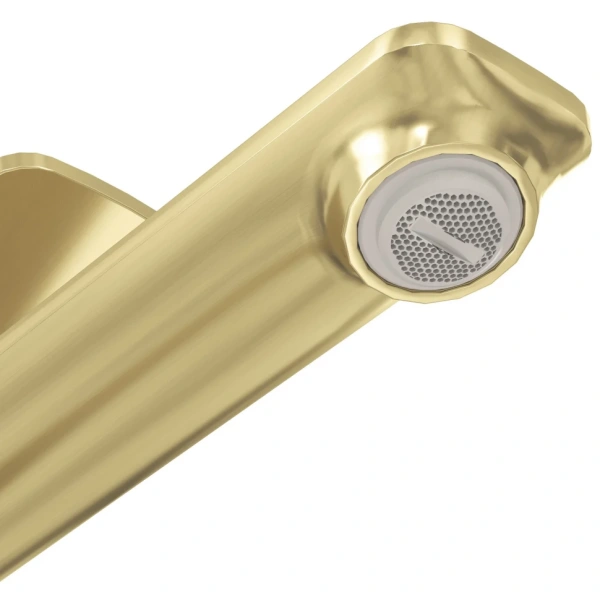 Смеситель для раковины высокий Grossman Advans 520.K35.09.320 золото сатиновый